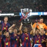 برشلونة يهزم الريال بثنائية ويتوج بلقب الليجا للموسم الثاني على التوالي 