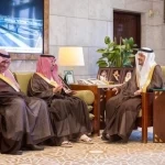 أمير منطقة الرياض يستقبل رئيس مجلس إدارة شركة نادي النصر