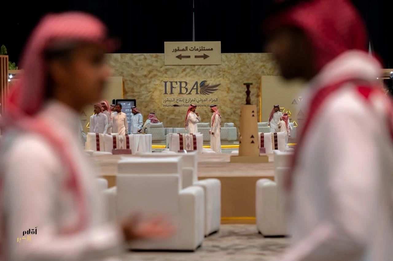 المزاد الدولي لمزارع إنتاج الصقور ينطلق غدًا بمشاركة محلية ودولية في الرياض