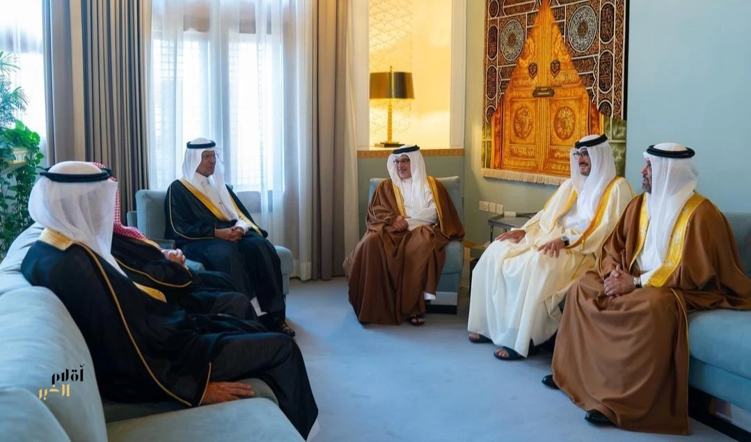 ولي عهد البحرين يستقبل سمو وزير الطاقة ووزير التجارة