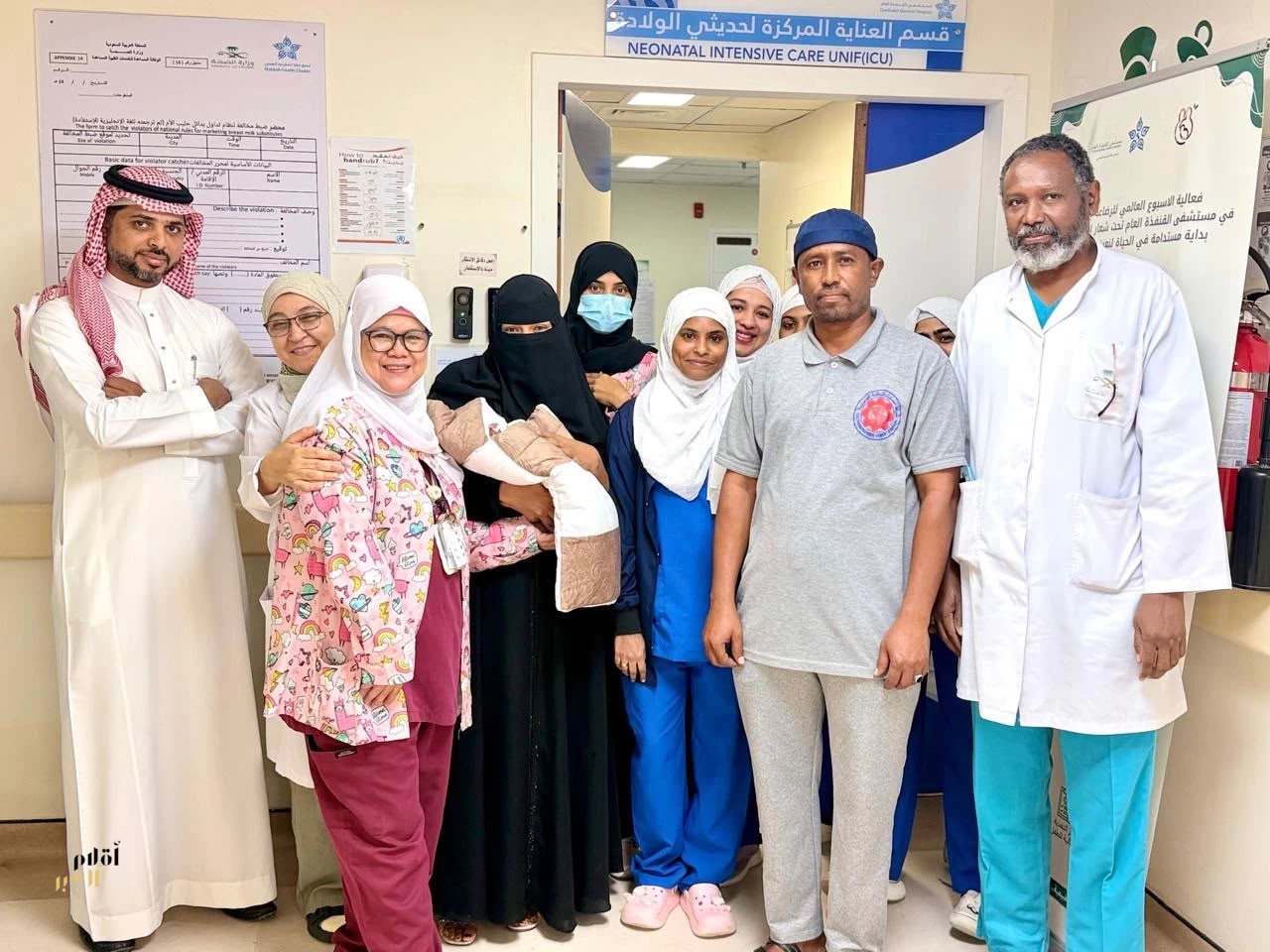 إنقاذ حياة طفل خديج في مستشفى القنفذة العام  