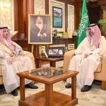 نائب أمير منطقة جازان يستقبل الرئيس المكلف لمدينة جازان للصناعات الأساسية والتحويلية