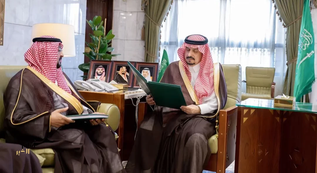 أمير منطقة الرياض يستقبل الرئيس التنفيذي لهيئة تطوير محمية الإمام عبدالعزيز بن محمد الملكية