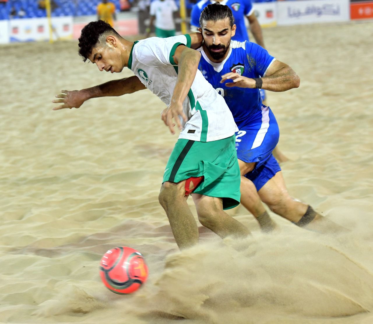 أخضر الشاطئية يفوزُ على الكويت في بطولة اتحاد غرب آسيا