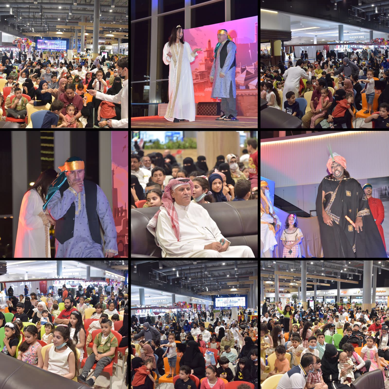 الفنان هشام الغامدي يتألق في مسرحية عودة السندباد على مسرح دارين مول