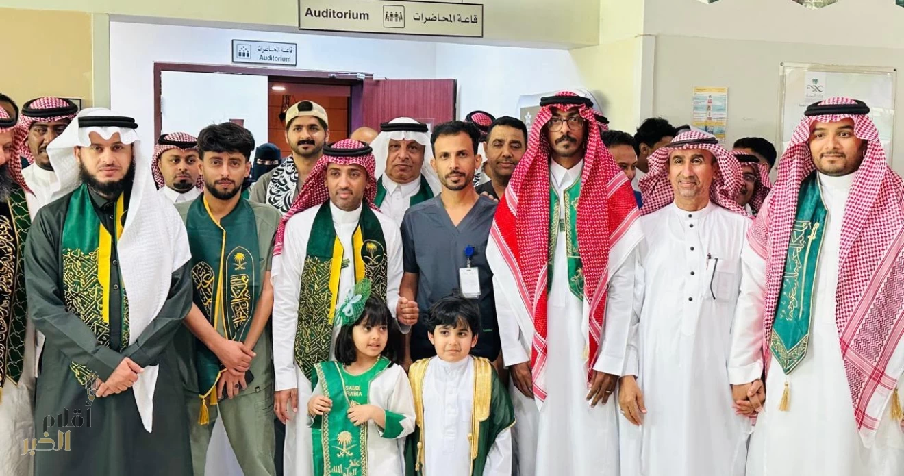 مستشفى إرادة والصحة النفسية بجازان يحتفل باليوم الوطني 95