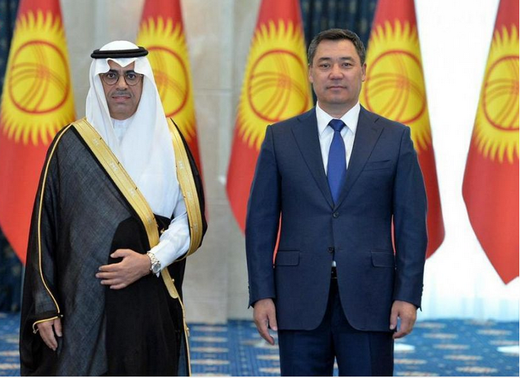 رئيس جمهورية قيرغيزستان يستقبل سفير خادم الحرمين الشريفين