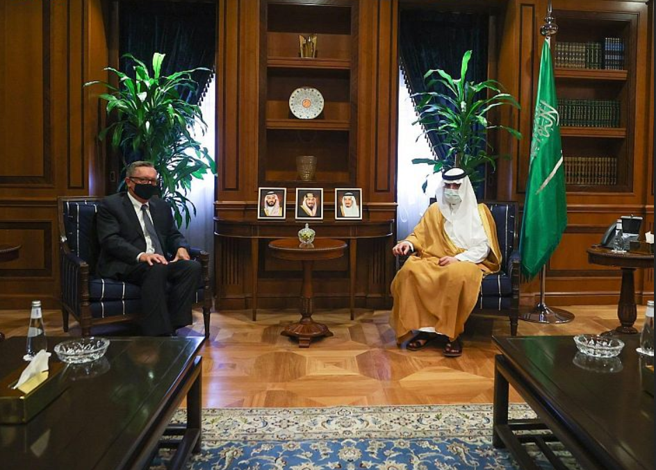 وزير الدولة للشؤون الخارجية يستقبل المبعوث الأمريكي الخاص للقرن الأفريقي