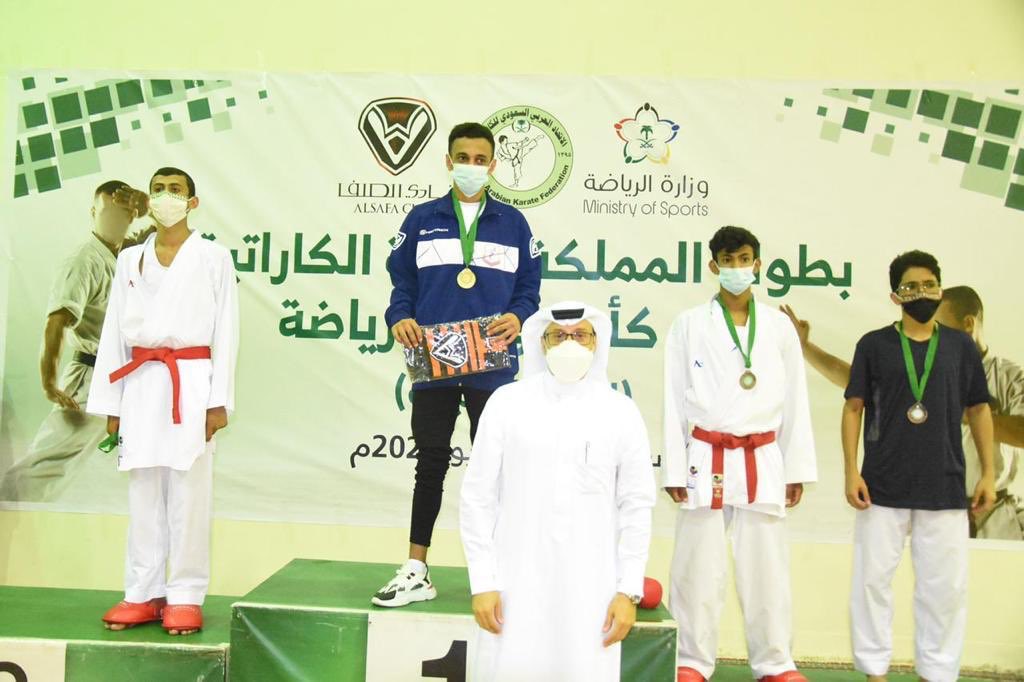 شباب الأهلي للكاراتيه أبطال لكأس وزير الرياضة