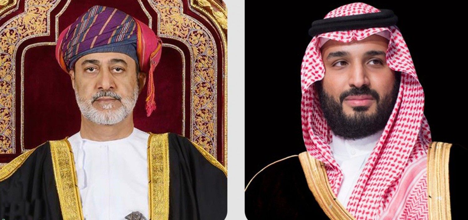 سمو ولي العهد يتلقى اتصالاً هاتفياً من سلطان عمان