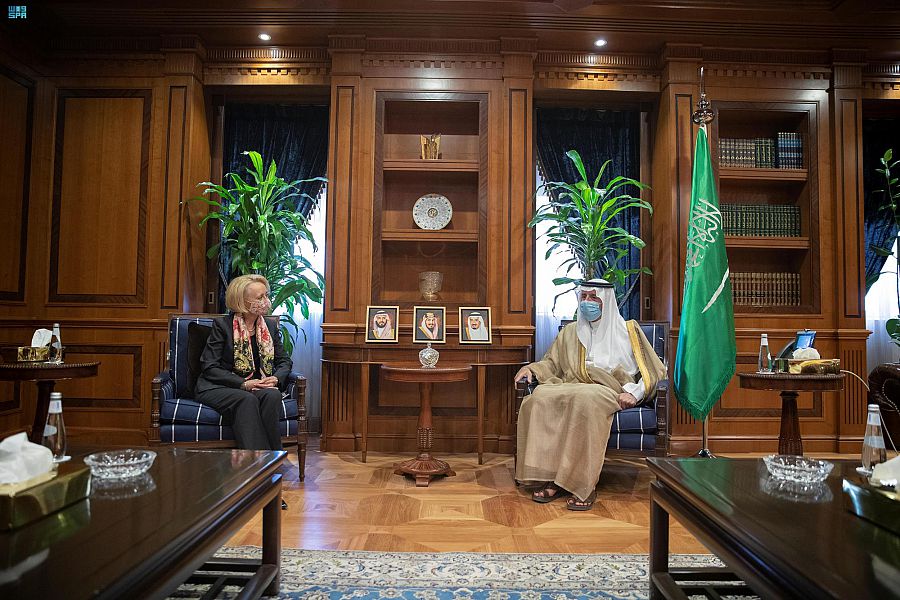 وزير الدولة للشؤون الخارجية يستقبل القائمة بأعمال سفارة الولايات المتحدة الأمريكية لدى المملكة