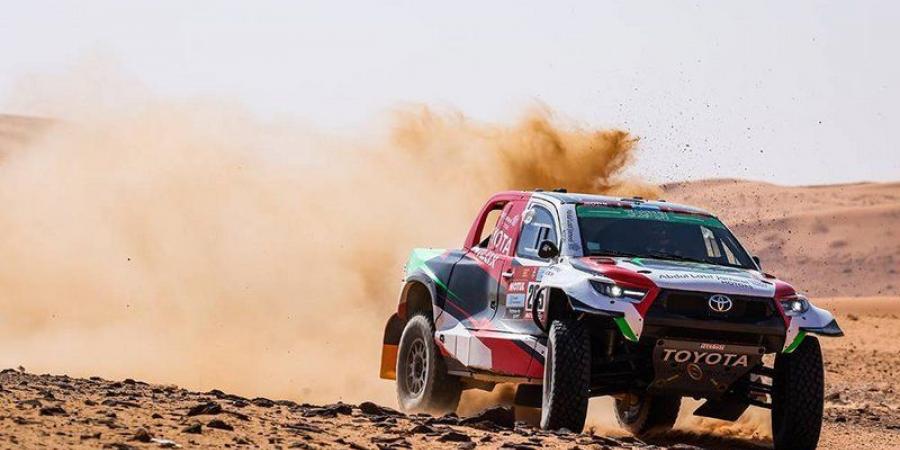 في المرحلة السابعة من رالي داكار السعودية 2022 .. "العطية" يتمسك بصدارة الترتيب والفرنسي "سيباستيان لويب" يخطف الثاني