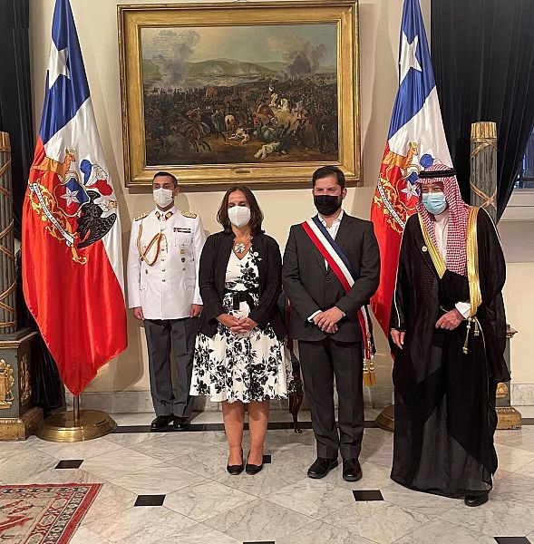 نيابة عن خادم الحرمين الشريفين .. نائب وزير الخارجية يشارك في مراسم تنصيب رئيس جمهورية تشيلي