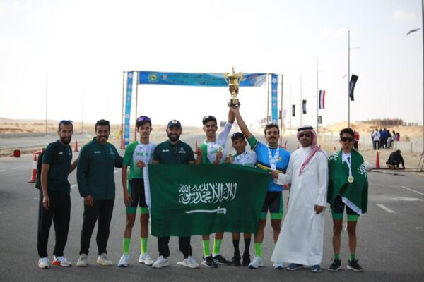 ناشئو أخضر الدراجات يحرزون ذهبية البطولة العربية