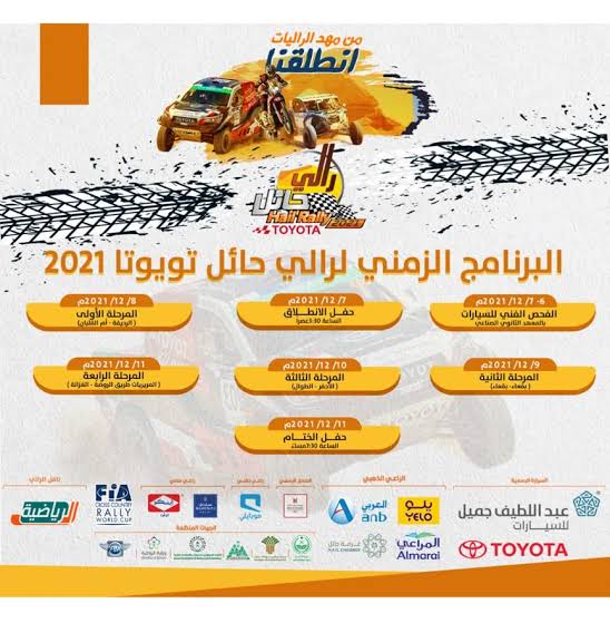 أنظار العالم تتجه للجولة الأخيرة لكأس العالم للراليات بحائل