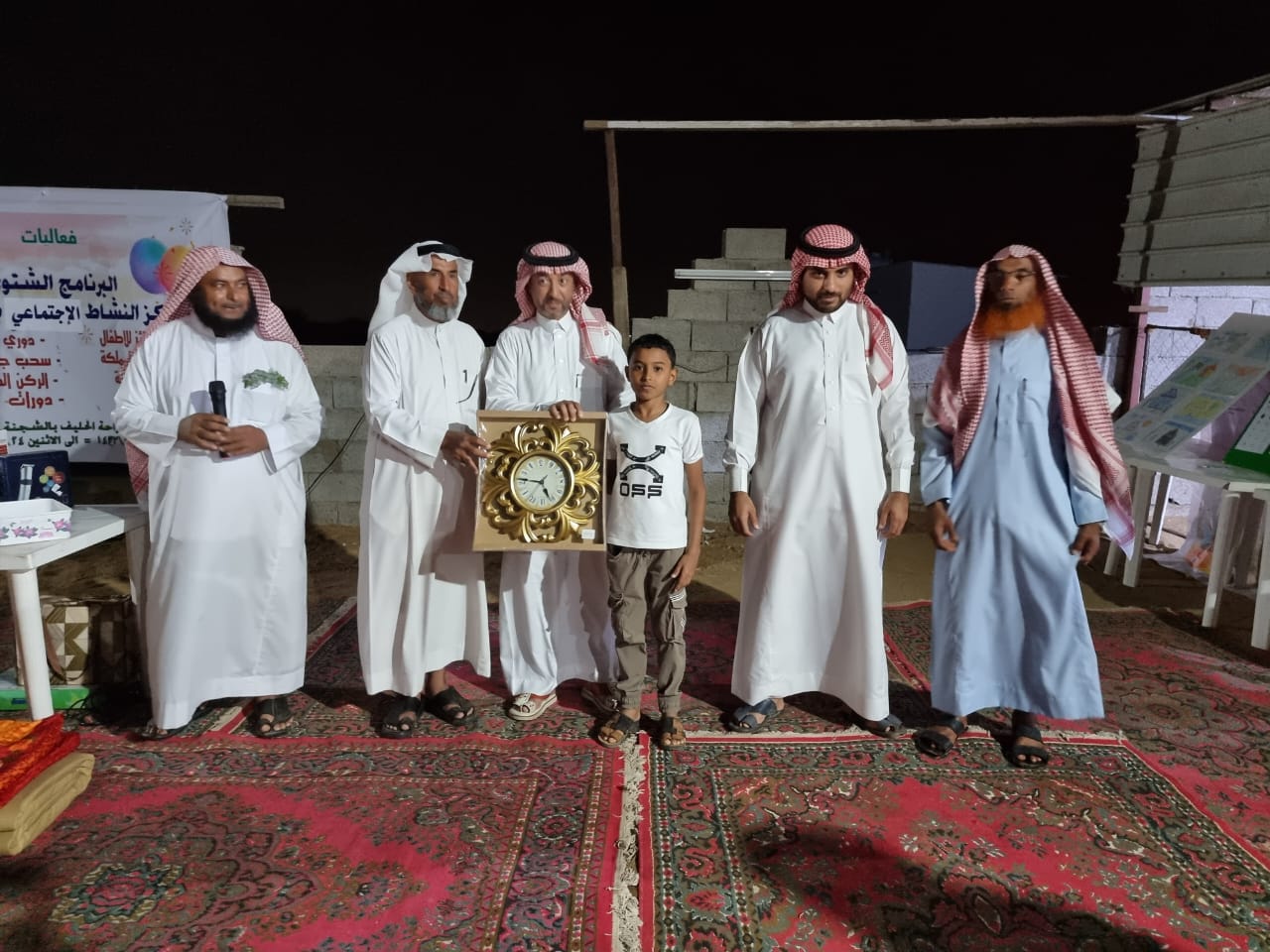 رئيس مركز الخلاوية يختم البرنامج الشتوي بالشجنة و الخلاوية