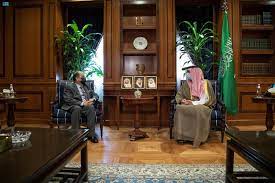 وزير الدولة للشؤون الخارجية يستقبل سفير جمهورية الهند