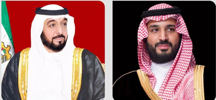 سمو ولي العهد يبعث برقية لرئيس دولة الإمارات العربية المتحدة