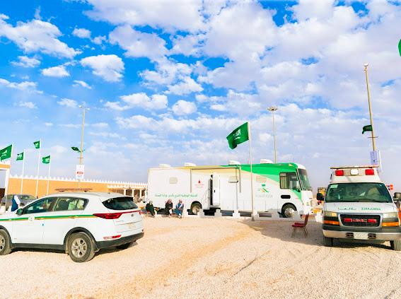 "صحة طريف" تشارك في فعاليات مهرجان الصقور في نسخته السابعة