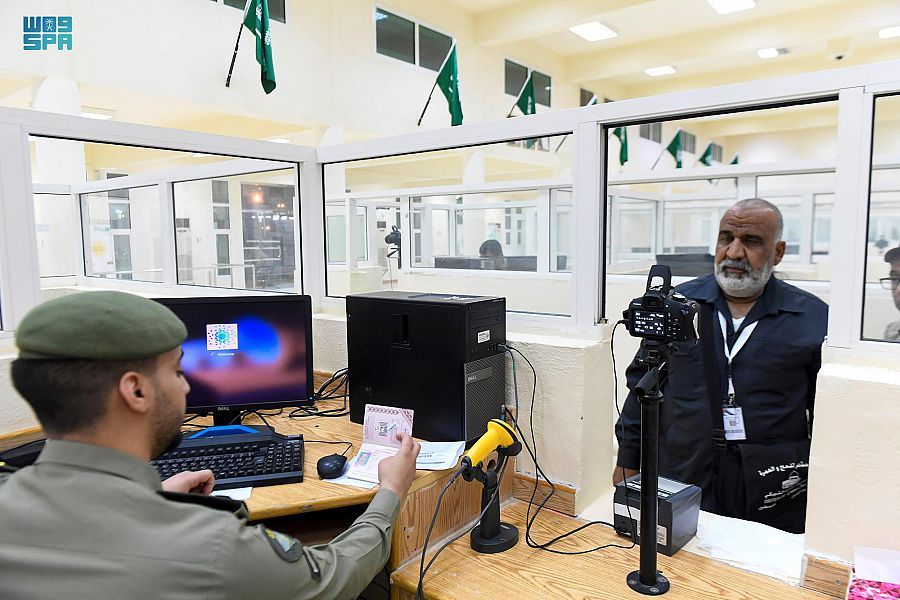 مدينة الحجاج بمنفذ حالة عمار تواصل تقديم خدماتها لضيوف الرحمن