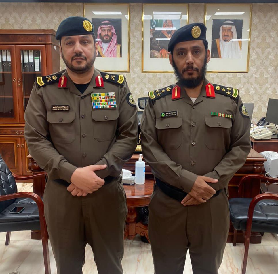 عارف العتيبي عميداً في شرطة الرياض