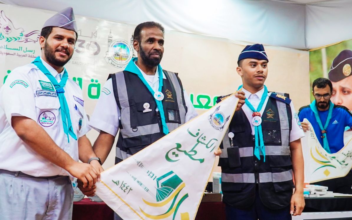 جوالة تنمية الدرب تحقق المركز الأول في أربعة مسارات ومجلس الإدارة يستقبلهم بالورود