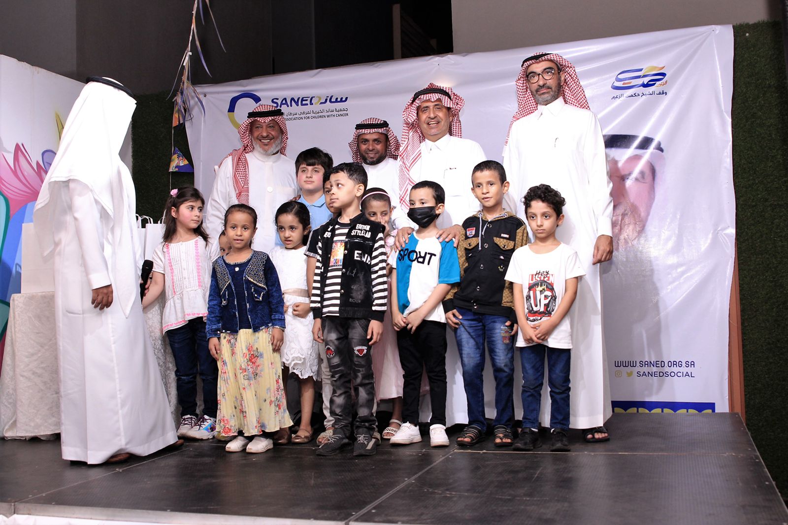 جمعية ساند الخيرية لمرضى سرطان الأطفال تحتي بالمتعافين