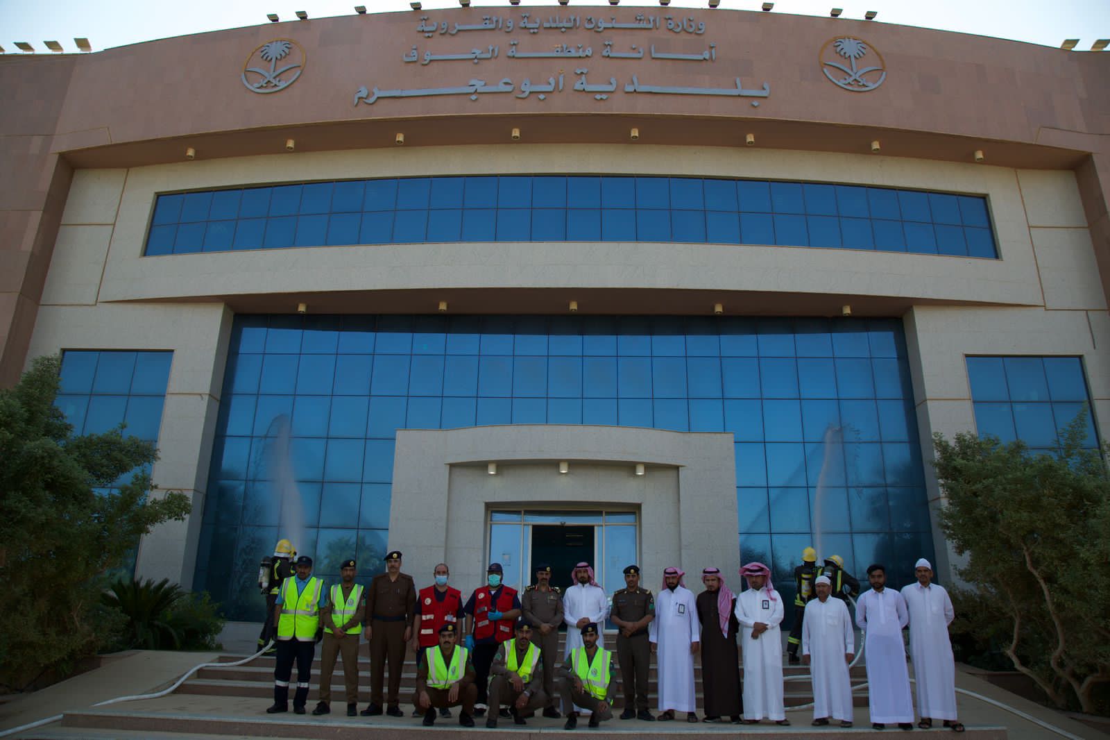 مدني دومة الجندل ينفذ خطه اطفاء واخلاء