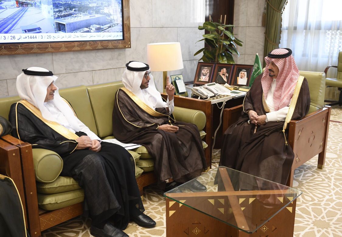 سمو أمير الرياض يستقبل رئيس مركز أسبار للبحوث والدراسات ورئيس منتدى الابتكار الاجتماعي