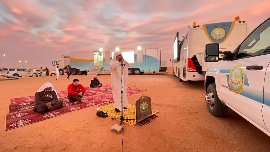 الأمر بالمعروف برماح تفعّل المصلى المتنقل بمهرجان الملك عبدالعزيز للإبل 