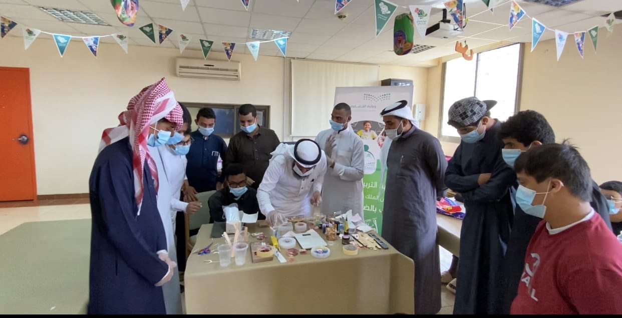 جمال فن الريزن بمعهد التربية الفكرية
