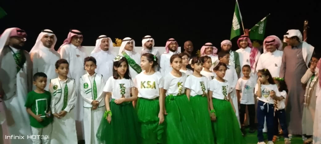 بر المسارحة ورائدات تحتفل باليوم الوطني السعودي 93 