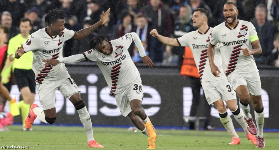 بعد فوزه في مباراة الذهاب 3_1 .. باير ليفركوزن يتعادل مع وست هام ويتأهل لنصف نهائي الدوري الأوروبي
