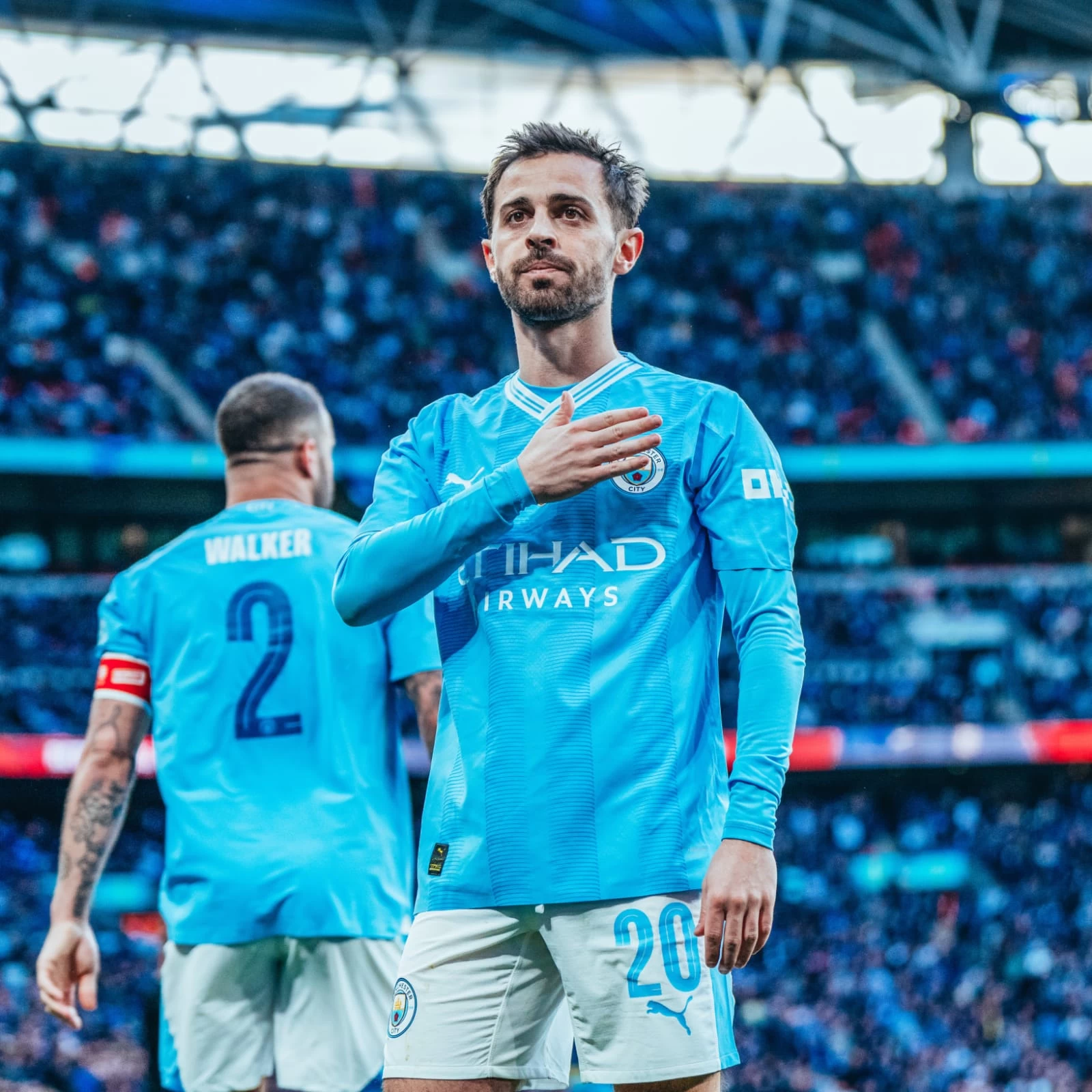 مانشستر سيتي يعبر تشيلسي بهدف برناردو سيلفا ويتأهل لنهائي كأس الاتحاد الإنجليزي