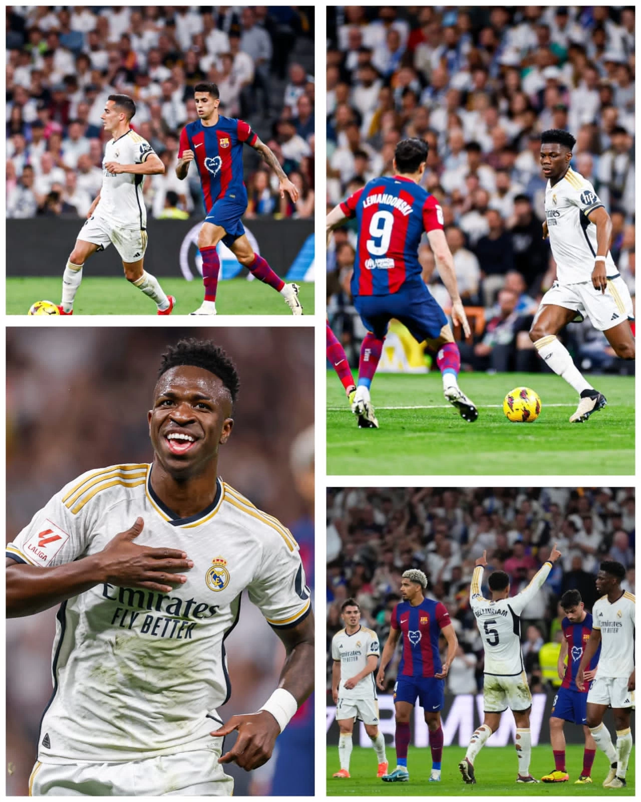 ريال مدريد يكسب برشلونة بثلاثية في كلاسيكو الأرض ويوسع الفارق لـ 11 نقطة