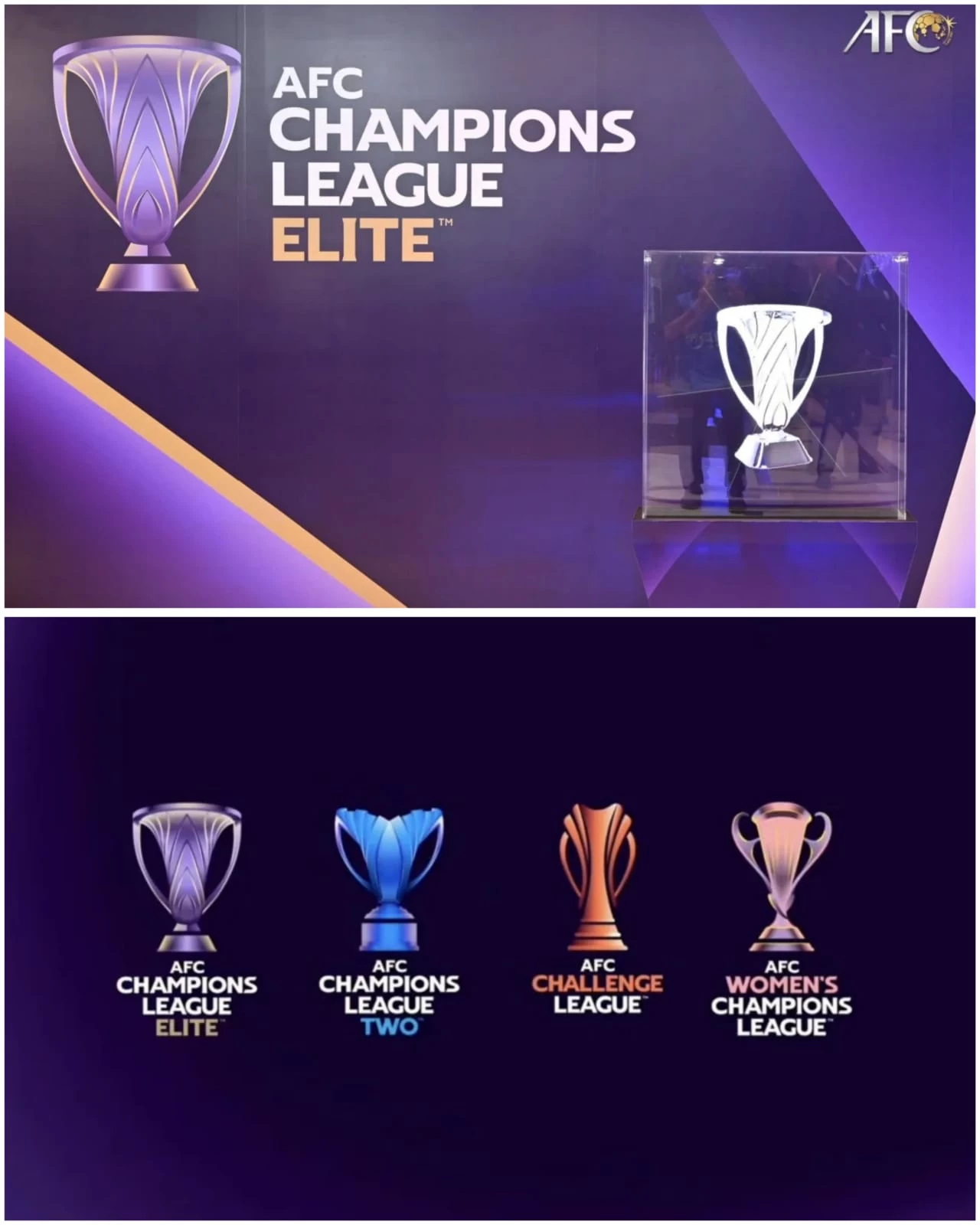 الاتحاد الآسيوي يكشف عن التصميم الجديد لكأس النخبة