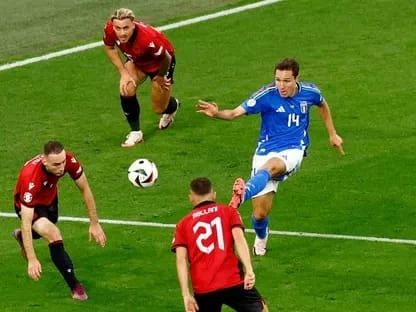 إيطاليا تستهل حملة الدفاع عن لقبها بفوز صعب على ألبانيا في يورو 2024