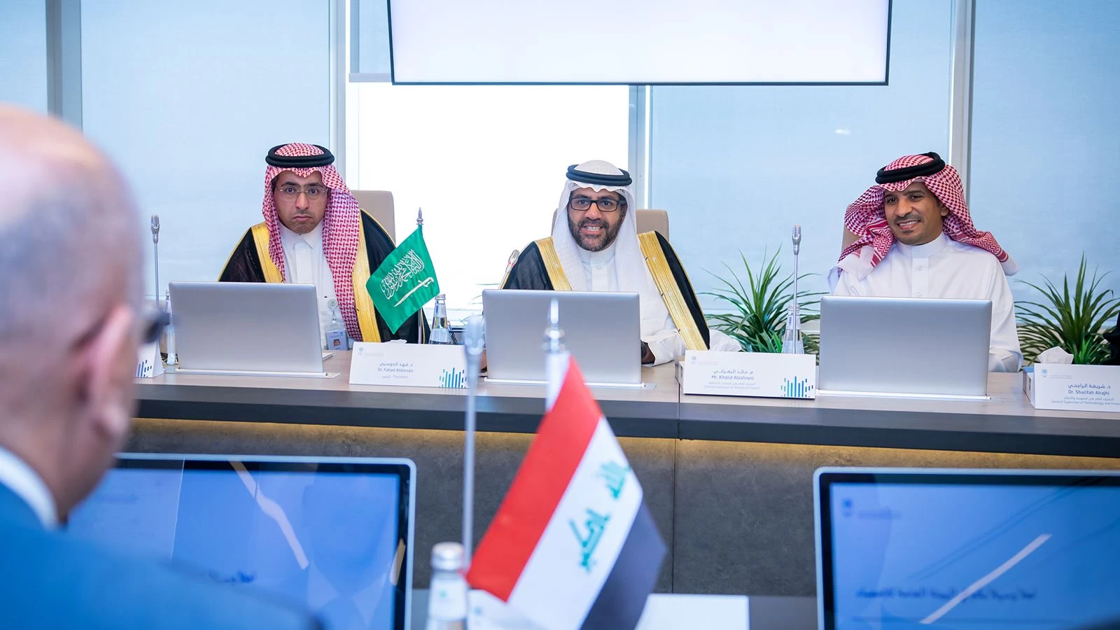 رئيس الهيئة العامة للإحصاء يستقبل الوفد الإحصائي العراقي لتطوير سبل التعاون المشترك
