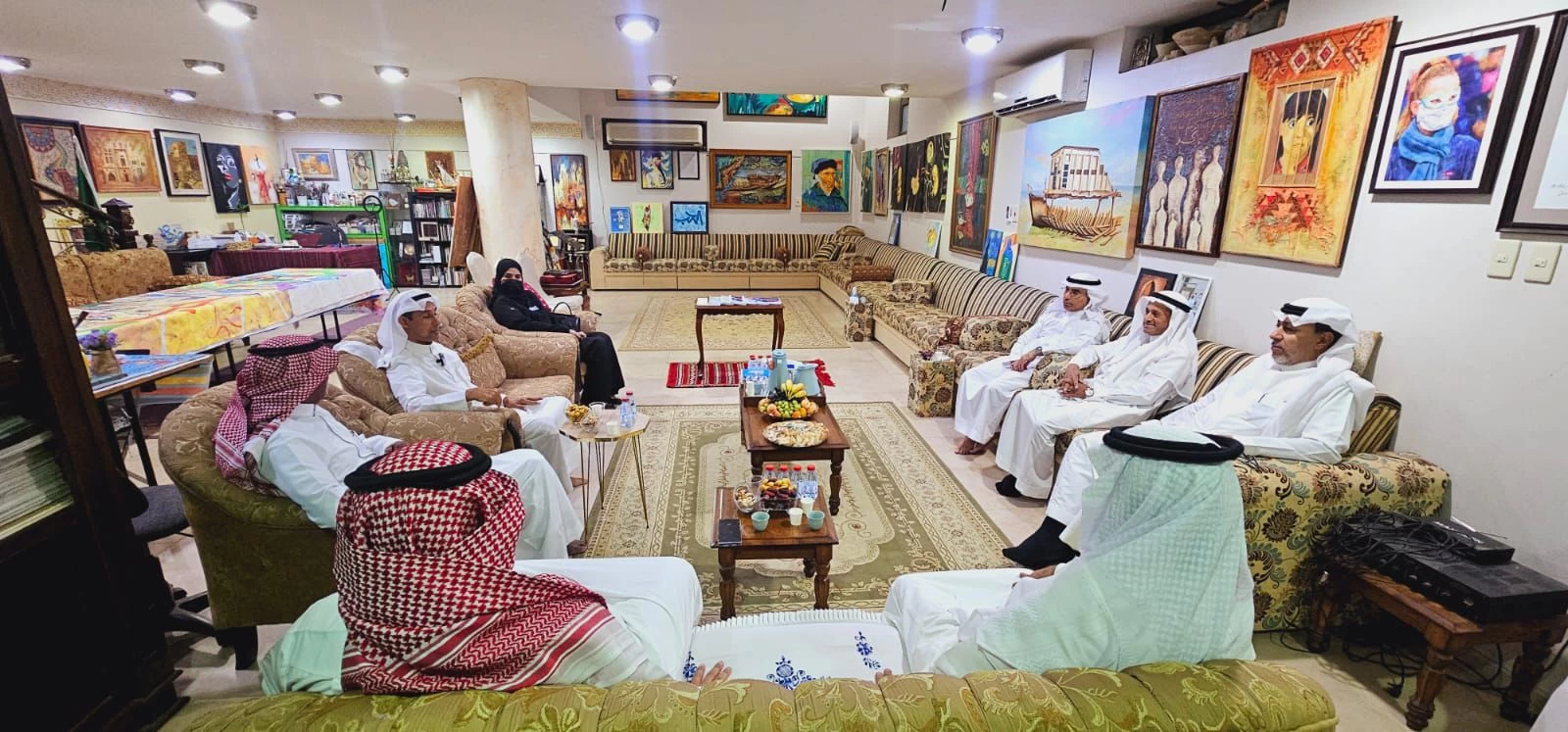 إعلاميو الشرقية في مرسم المحبة والسلام