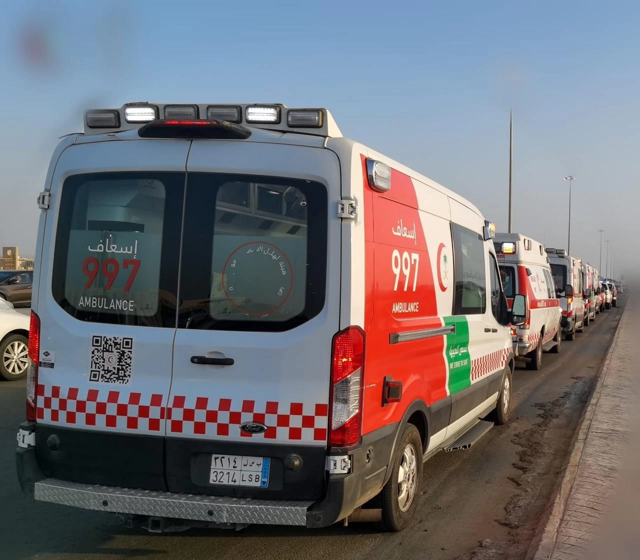 الهلال الأحمر بجازان يستنفر طاقاته لمواجهة موجة الغبار التي تشهدها المنطقة