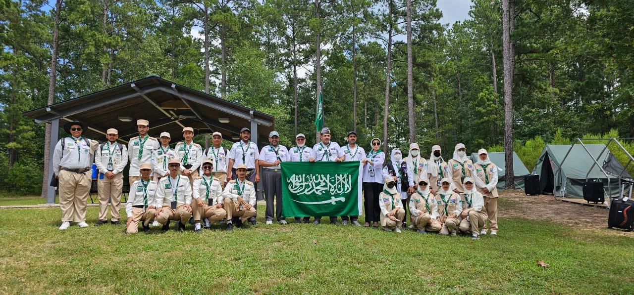 فتيات كشافة تعليم عسير يُشاركنَ في المخيم الكشفي الإسلامي الدولي بأمريكا