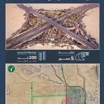 5 جسور ونفق لتعزيز انسيابية الحركة على طريق الدائري الجنوبي الثاني عند تقاطعه مع طريق الإمام مسلم
