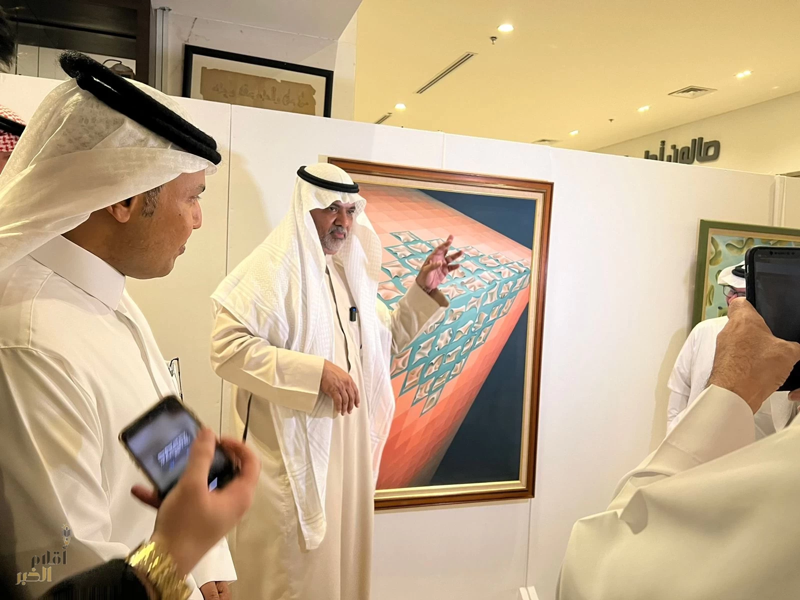 إفتتاح المعرض الشخصي العاشر للفنان القدير : زهير بن محمد مليباري بمكة