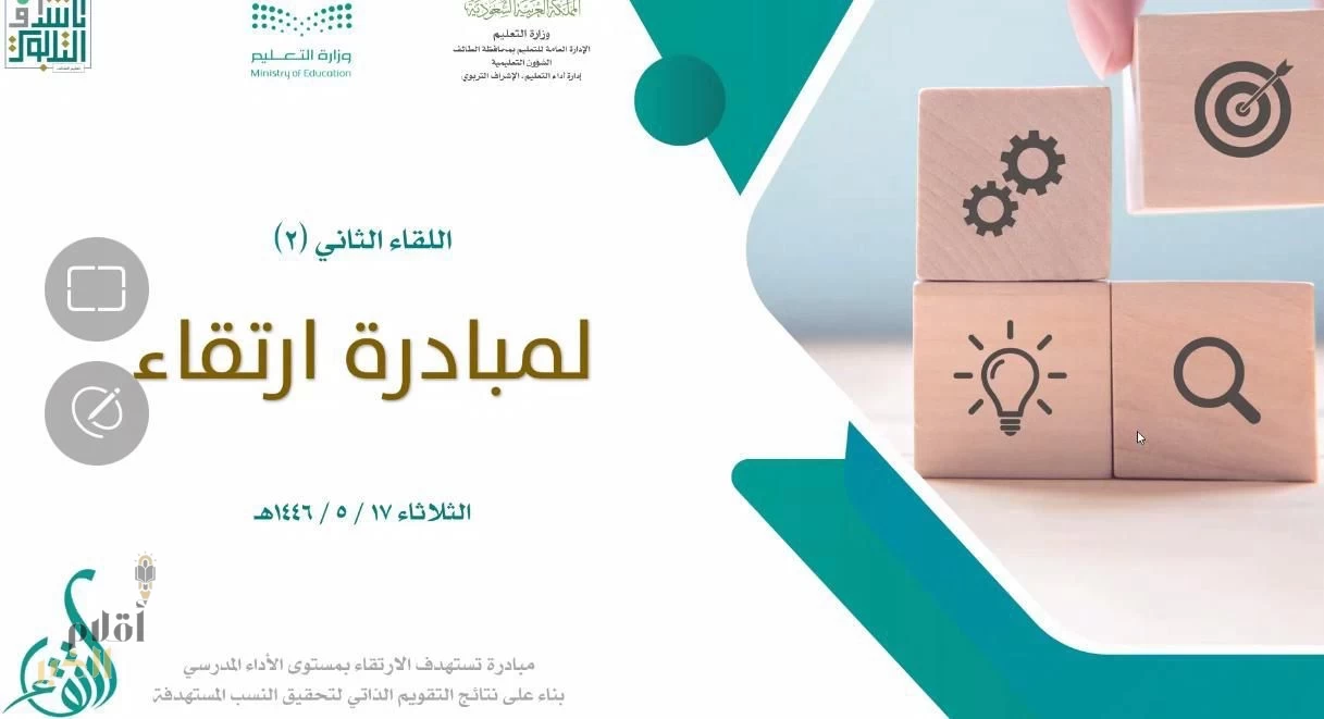تعّليم الطائف يُنفَّذ مبادرة للارتقاء بمستوى الأداء المدرسي 