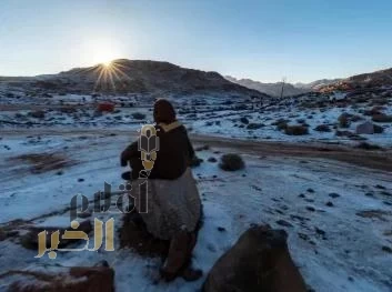 القريات تسجل درجة حرارة 1 مئوية في موجة برد شديدة