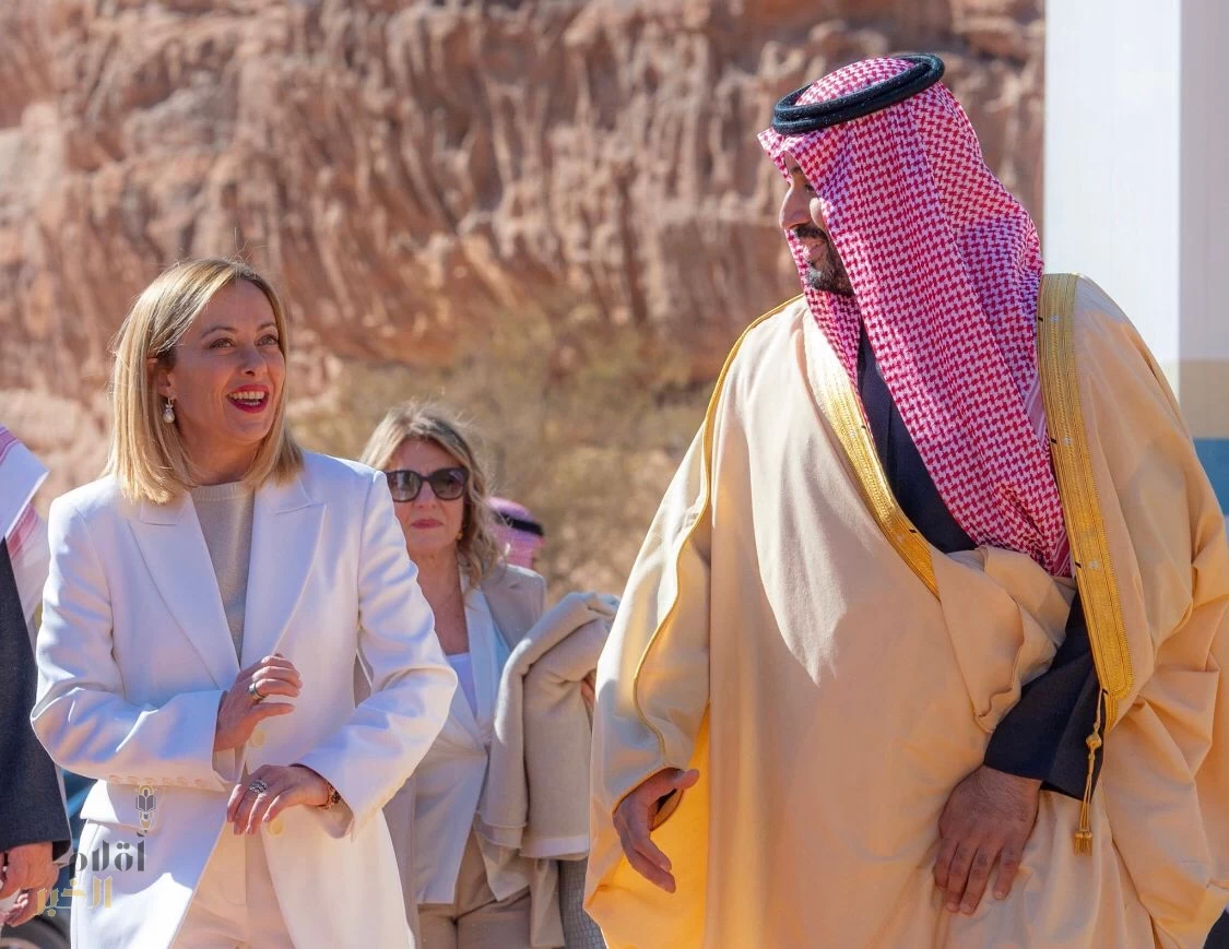 عاجل | ولي العهد يستقبل رئيسة مجلس الوزراء الإيطالية في العلا
