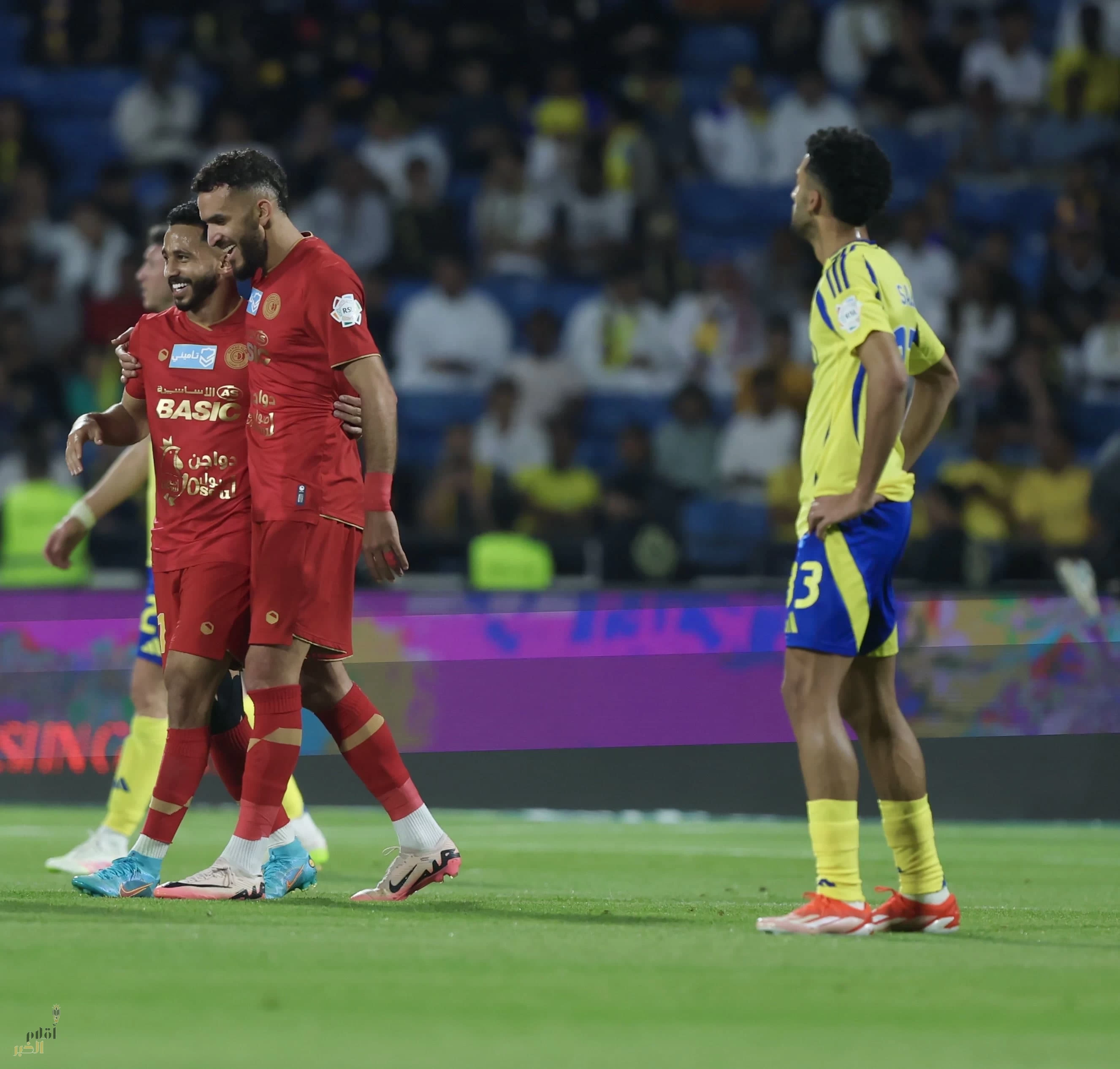 في الوقت القاتل.. النصر يخطف انتصارًا ثميناً من أمام ضمك