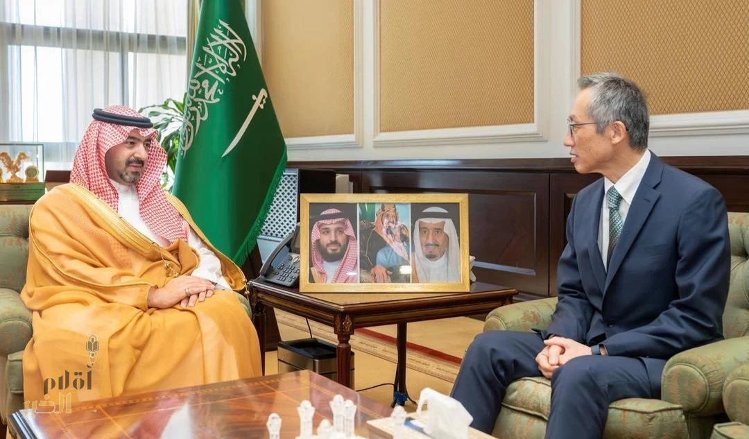 نائب أمير منطقة تبوك يستقبل سفير اليابان لدى المملكة