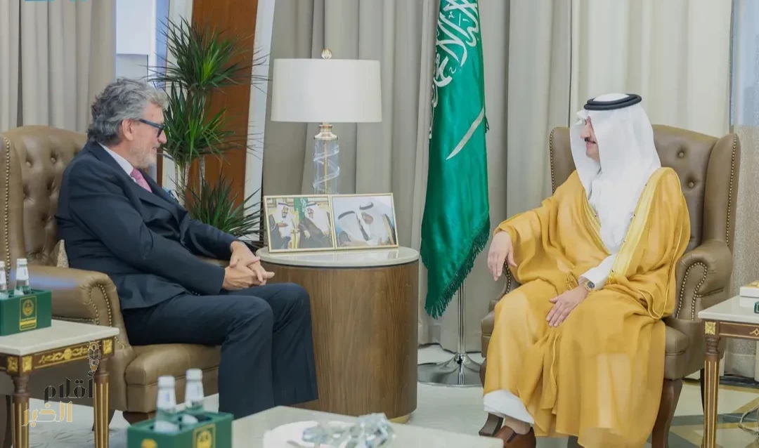 أمير المنطقة الشرقية يستقبل السفير البلجيكي لدى المملكة