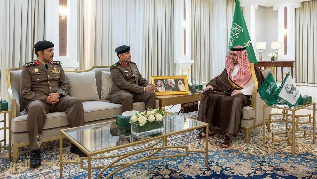 أمير الجوف يستقبل قائد قوة أمن الطرق بالمنطقة المُعيّن حديثًا